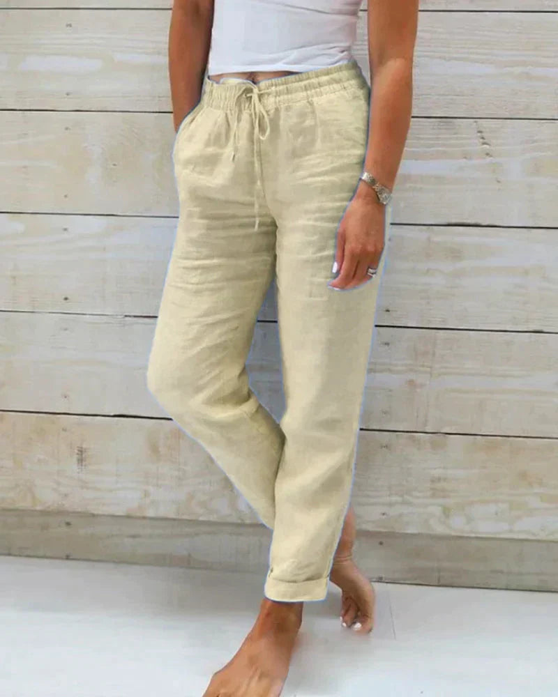 Alea - Pantalon de lin pour femme