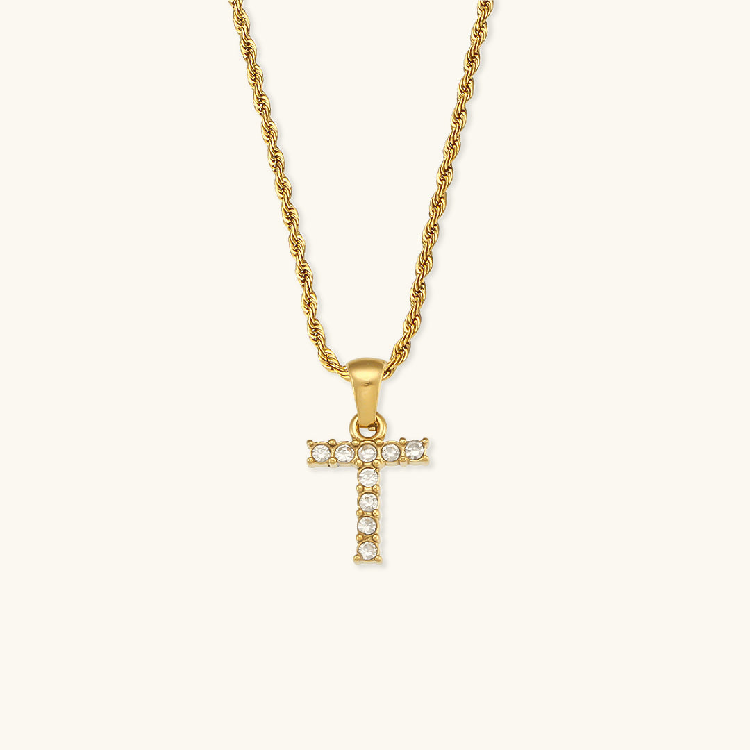 Maeve - Collier de diamants avec initiales