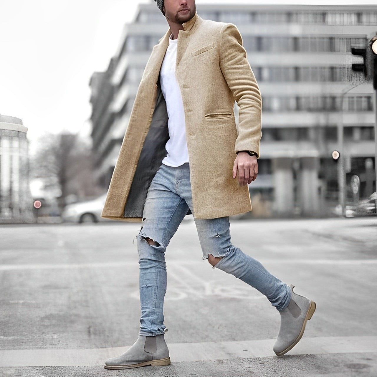 Hardy – Manteau long au style moderne