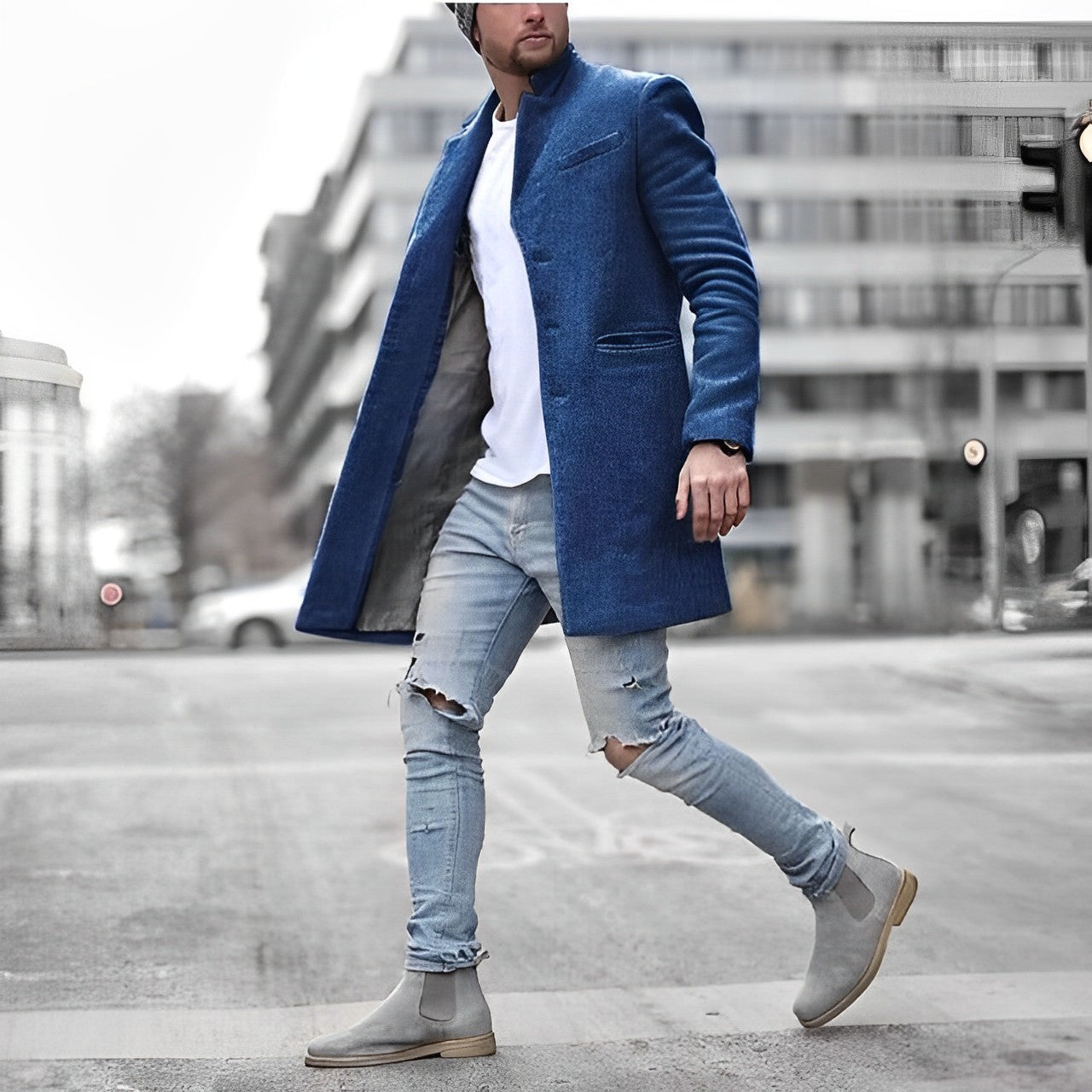 Hardy – Manteau long au style moderne