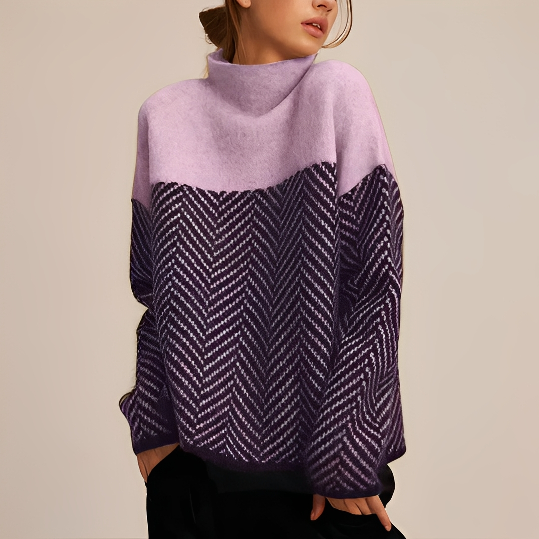 Melody - Cozy turtleneck sweater for women