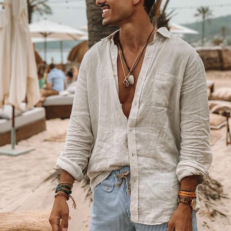 Harlo - Chemise élégante avec patte de boutonnage
