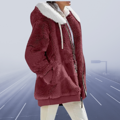 Gianna - Veste polaire à capuche, confort et douceur
