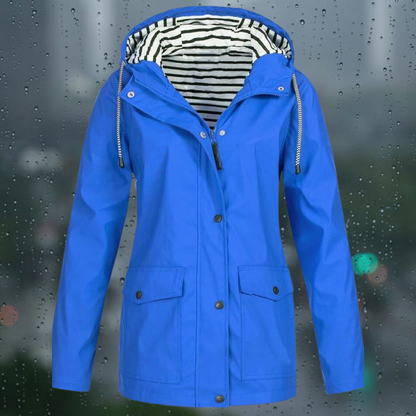 Lea - Manteau coupe-vent à capuche