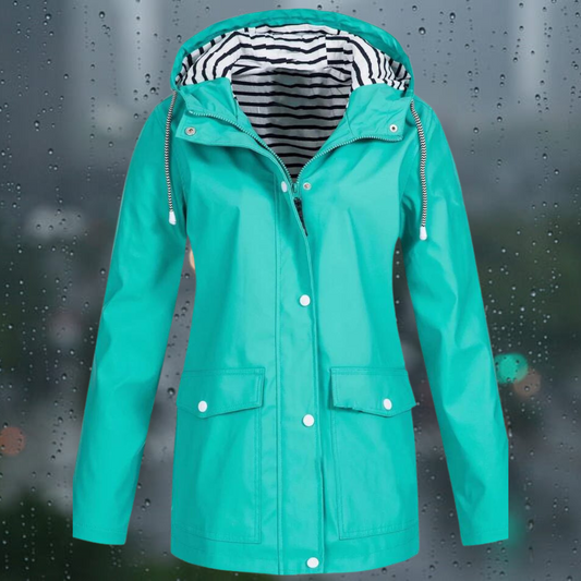 Lea - Manteau coupe-vent à capuche