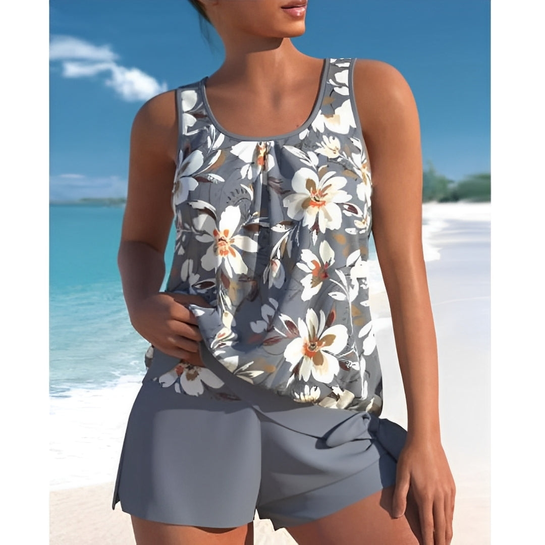 Delice - Tankini-set à motif fleuri