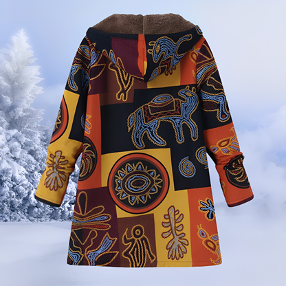 FluffCoat - Veste d'Hiver à Motifs