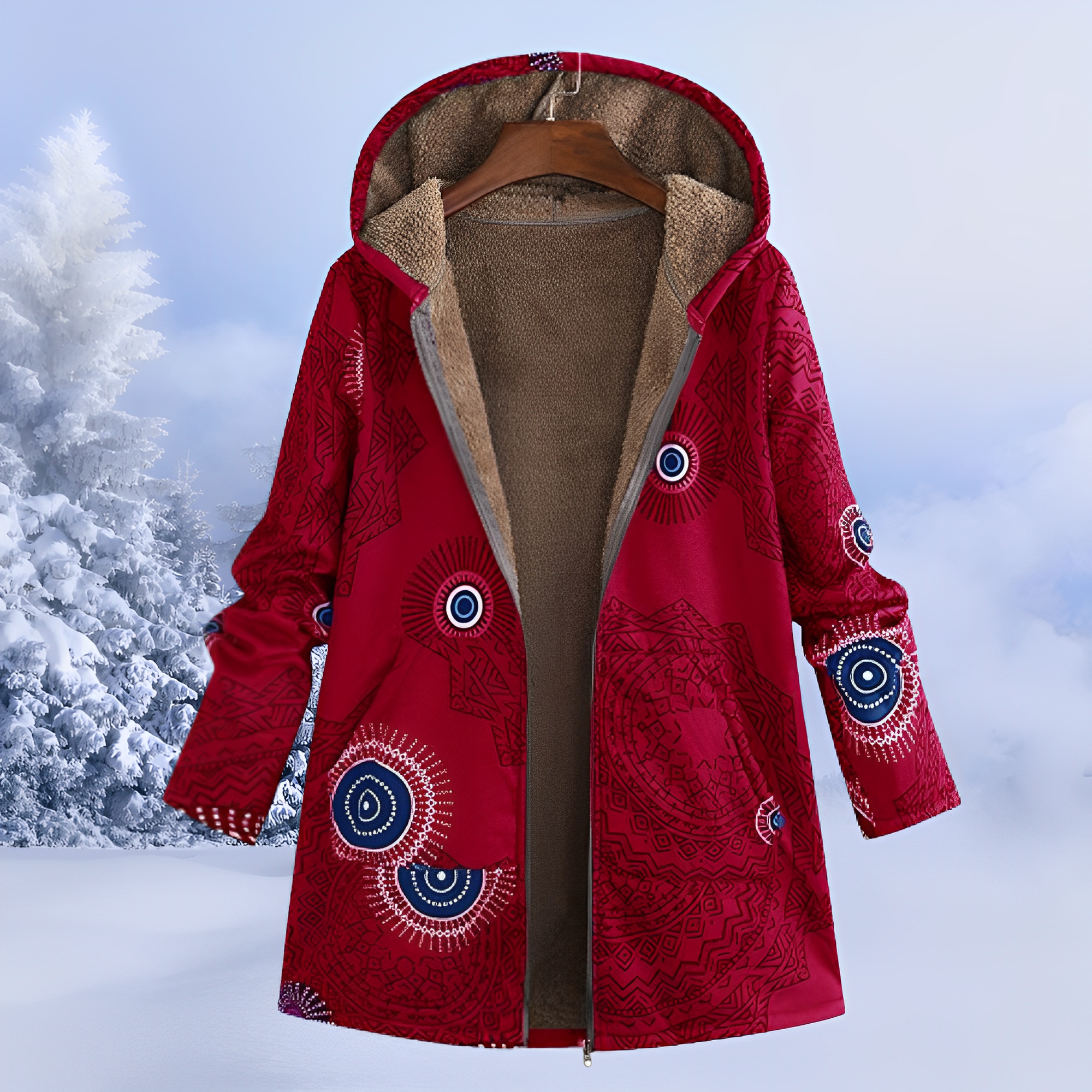 Jasmin - Veste stylée et chaude avec capuche