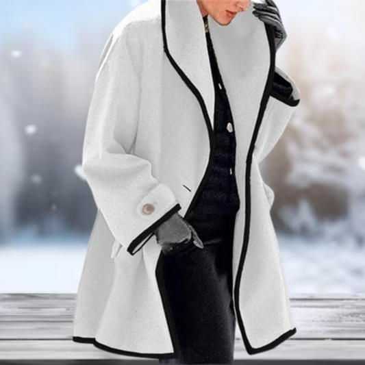Serenova - Long manteau en laine au style rétro