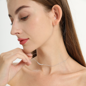 Collier sourire de - Collier délicat