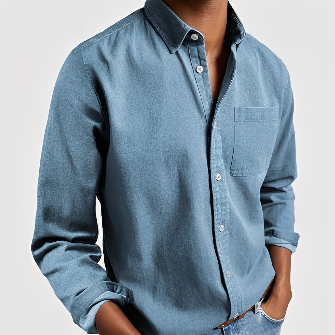 Gauvain - Chemise décontractée à manches longues pour hommes