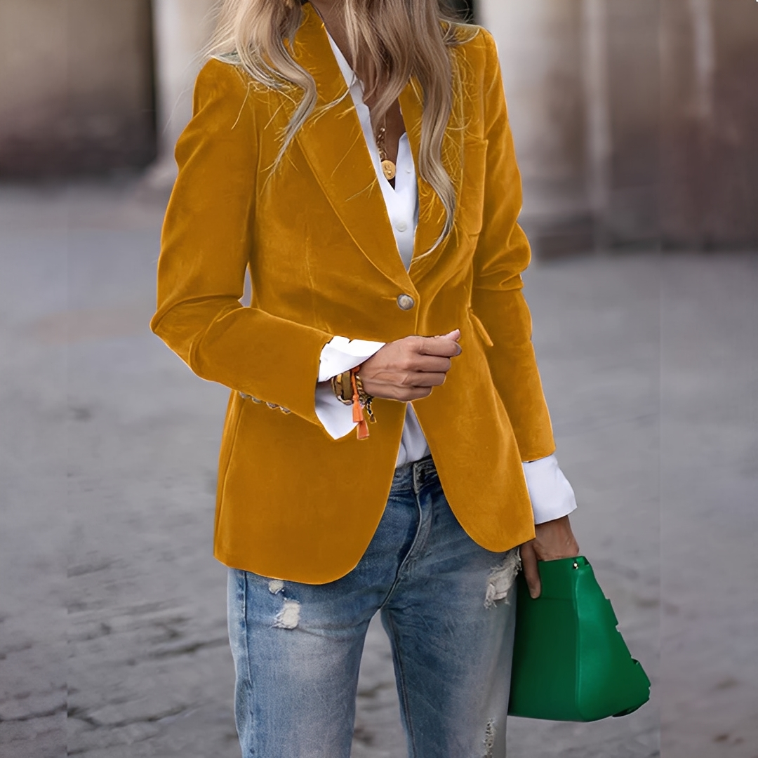 Lyliane - Casual classic jacket with buttons for women