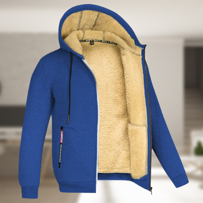 Andrew – Manteau d'hiver à capuche en polaire
