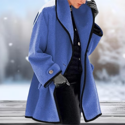 Serenova - Long manteau en laine au style rétro