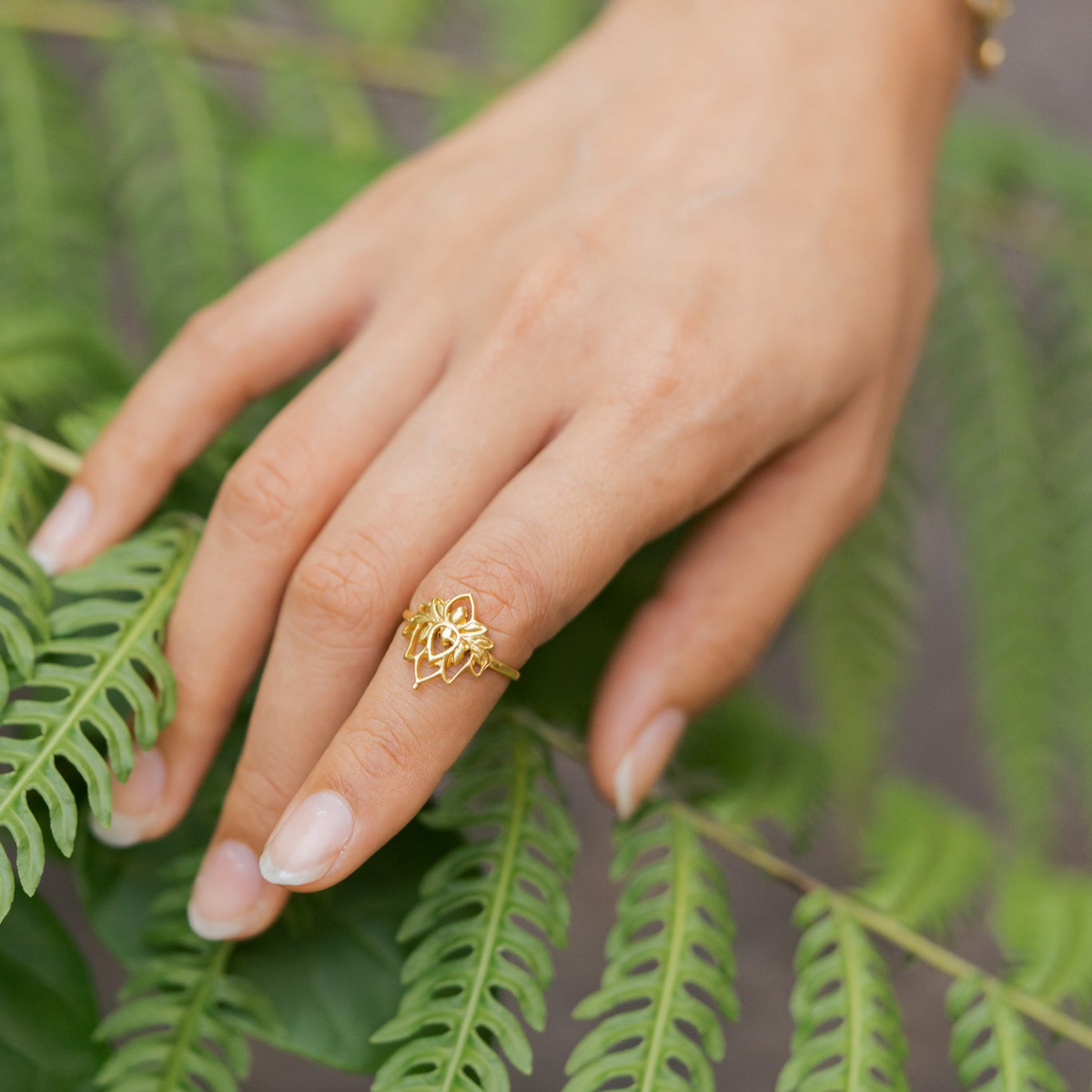 Fleur de Lotus - Bague délicate