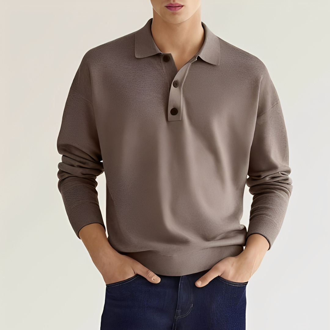 Chardy - Lässiges Herrenhemd mit langen Ärmeln