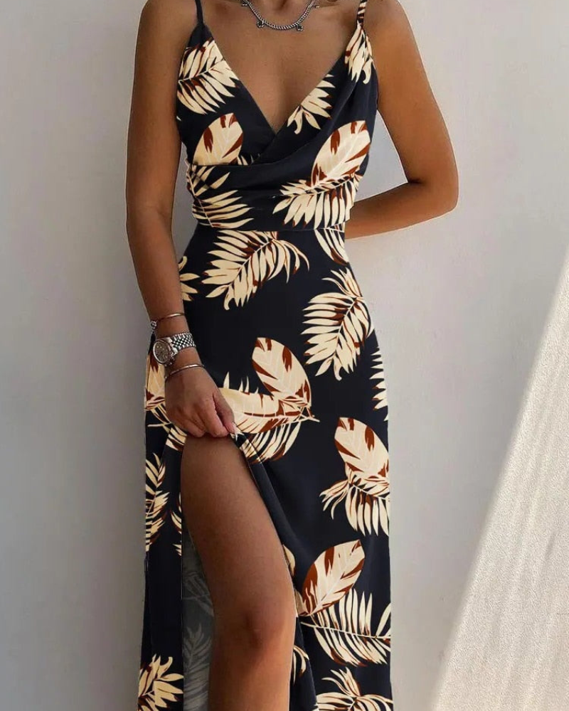 Vivory – Robe élégante avec décolleté en V