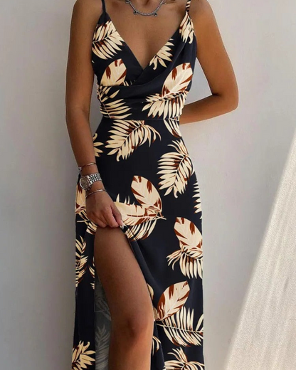 Vivory – Robe élégante avec décolleté en V