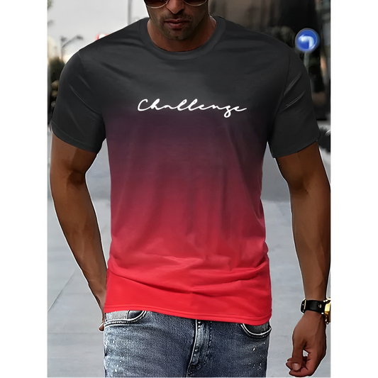 Josiah - Tee-shirt à imprimé dégradé pour hommes