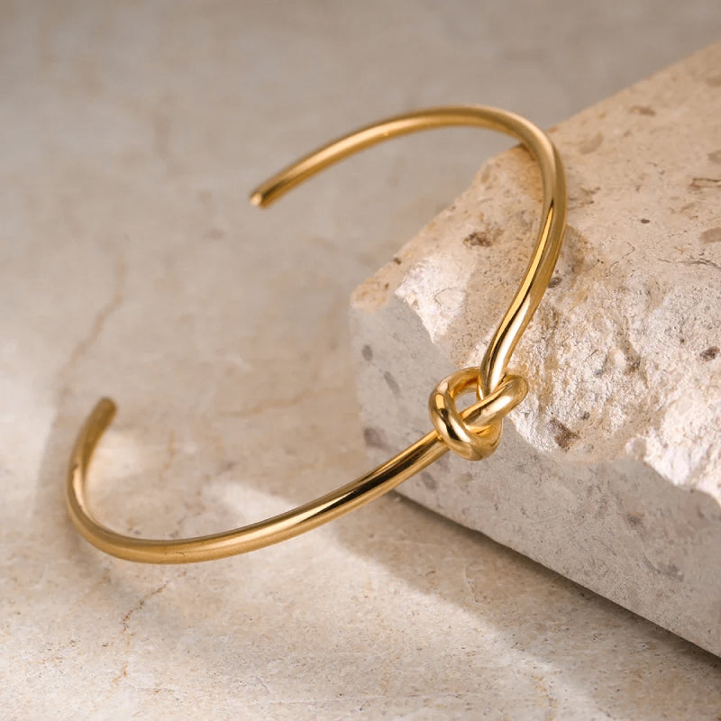 Inaya – Bracelet Vintage avec Nœud Ajustable
