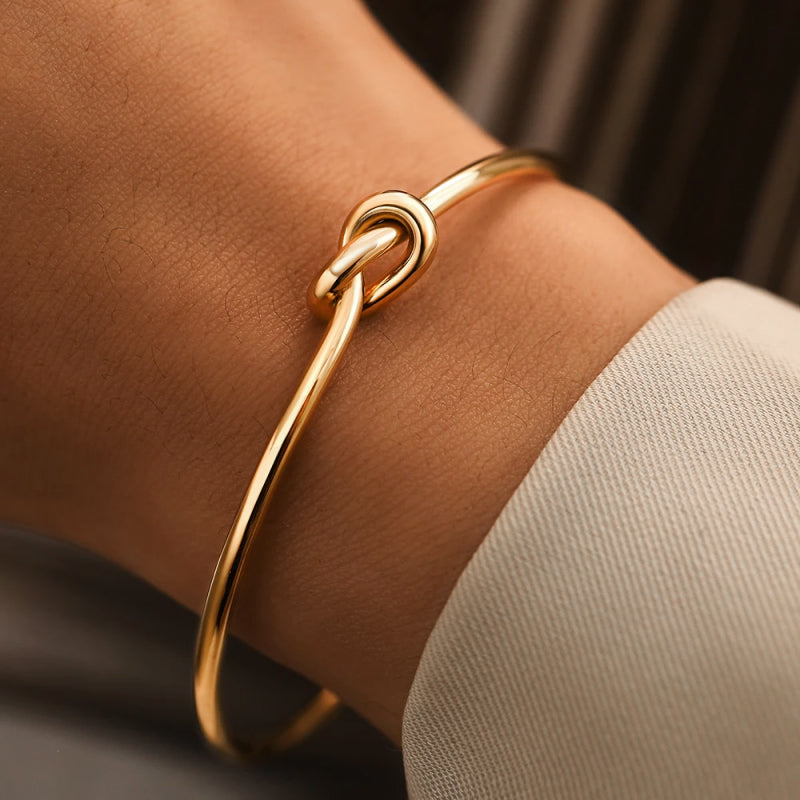 Inaya – Bracelet Vintage avec Nœud Ajustable