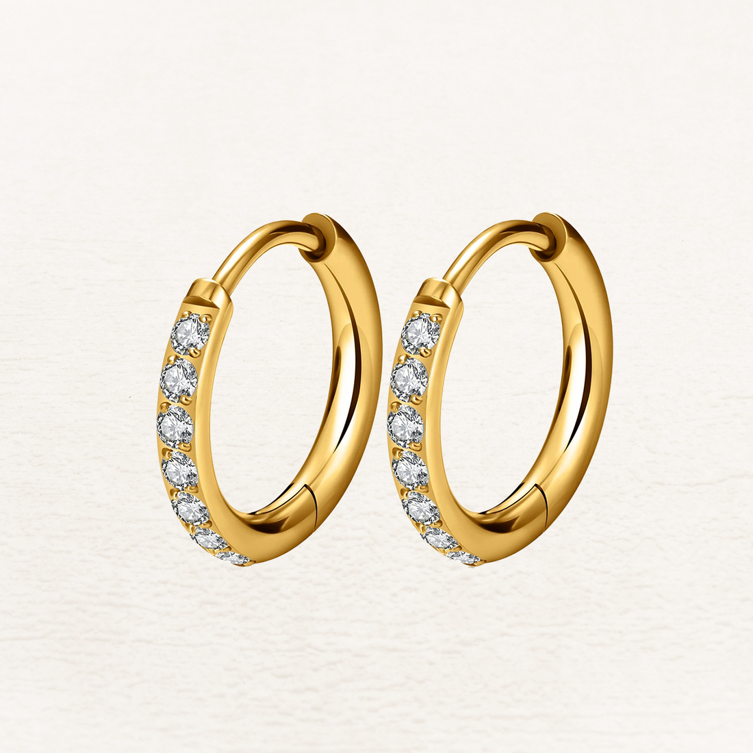 Jane – Boucles d'oreilles huggie brillantes