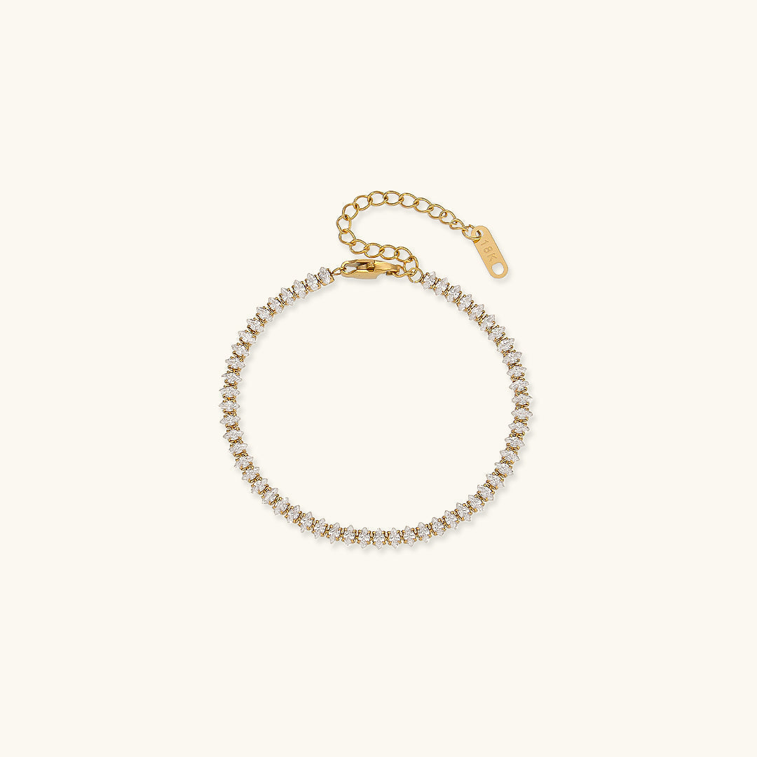 Georgina - Bracelet de tennis en diamants