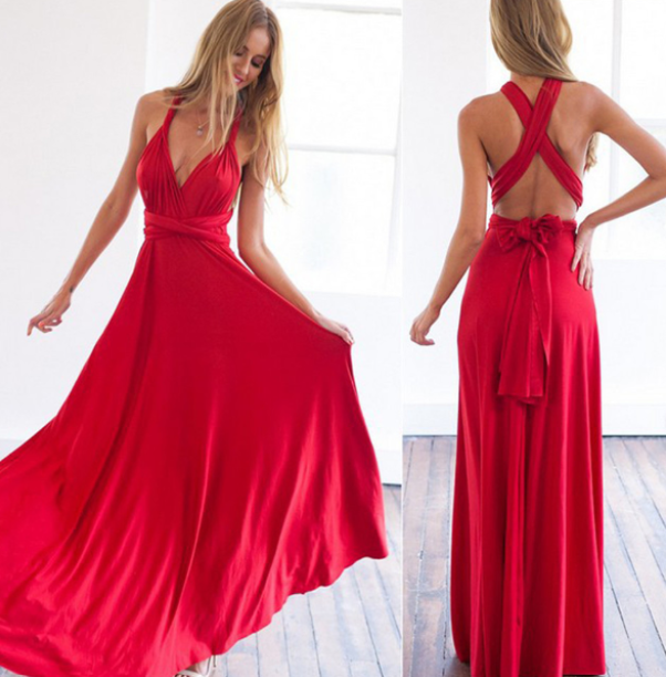 Robe multi-positions Dress-a-Lot avec options de port variées