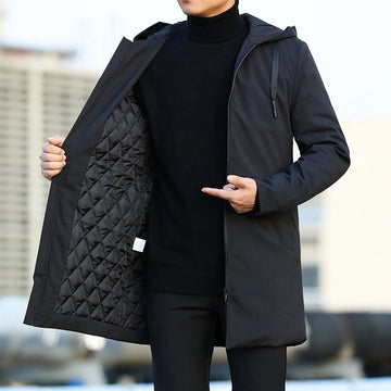 Jonas – Parka d'hiver avec capuche pour hommes et doublure