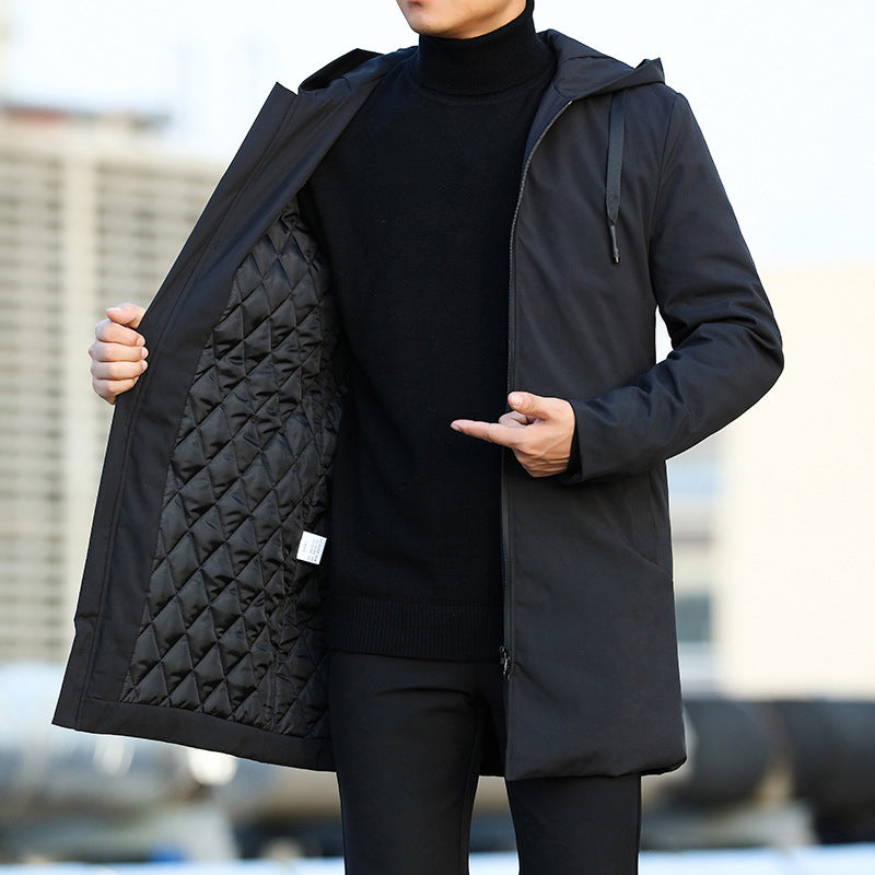 Jonas – Parka d'hiver avec capuche pour hommes et doublure