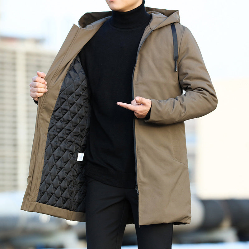 Jonas – Parka d'hiver avec capuche pour hommes et doublure