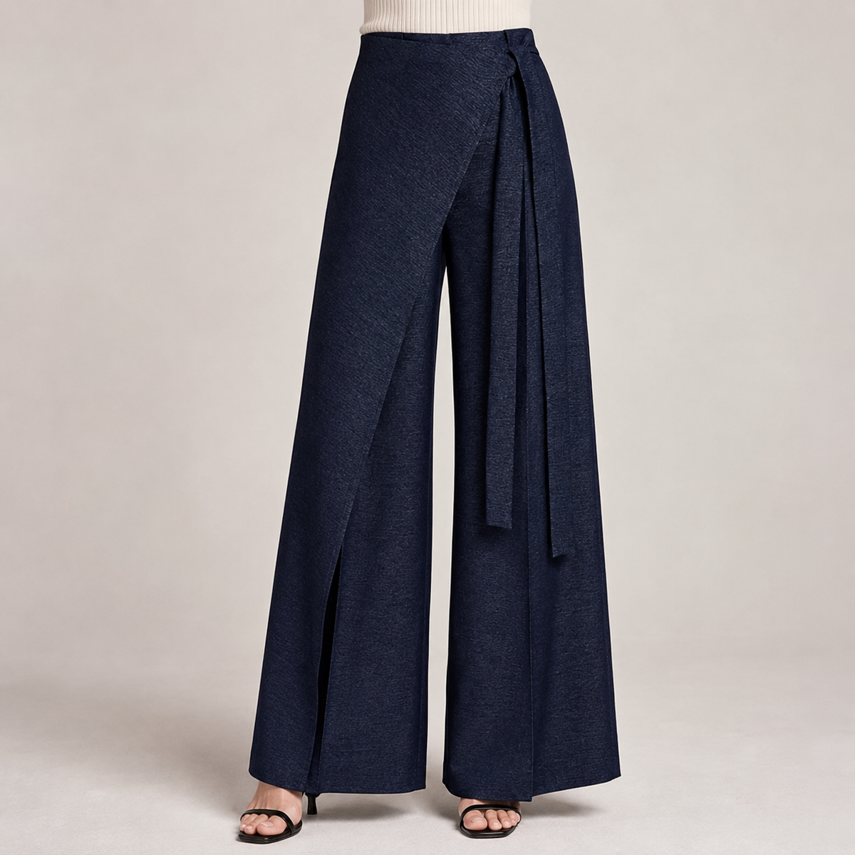 Leilani - Pantalon ample et asymétrique