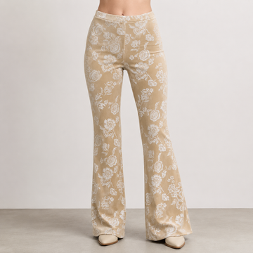 Rashel - Pantalon ample à fleurs