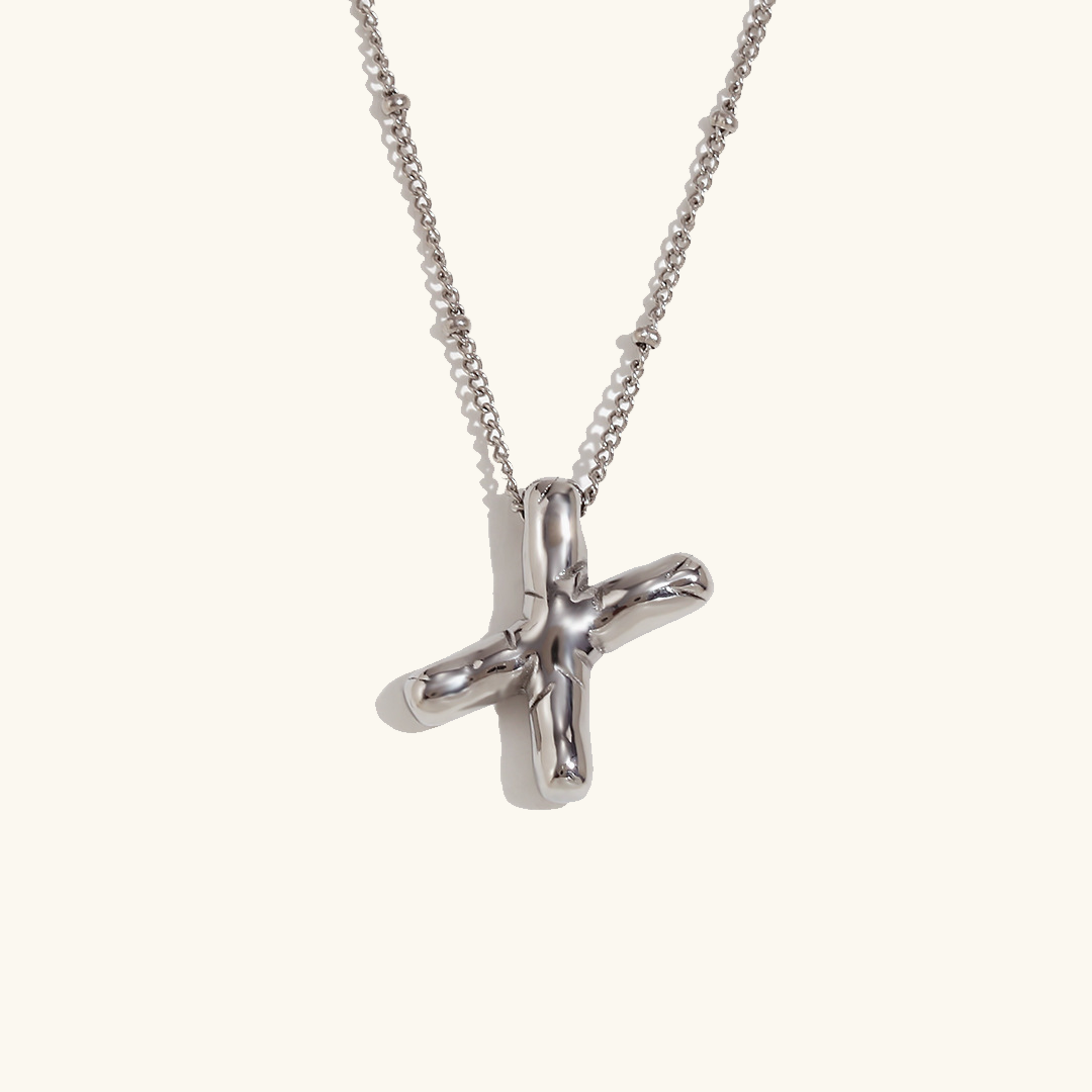 Collier initial en or Balloon