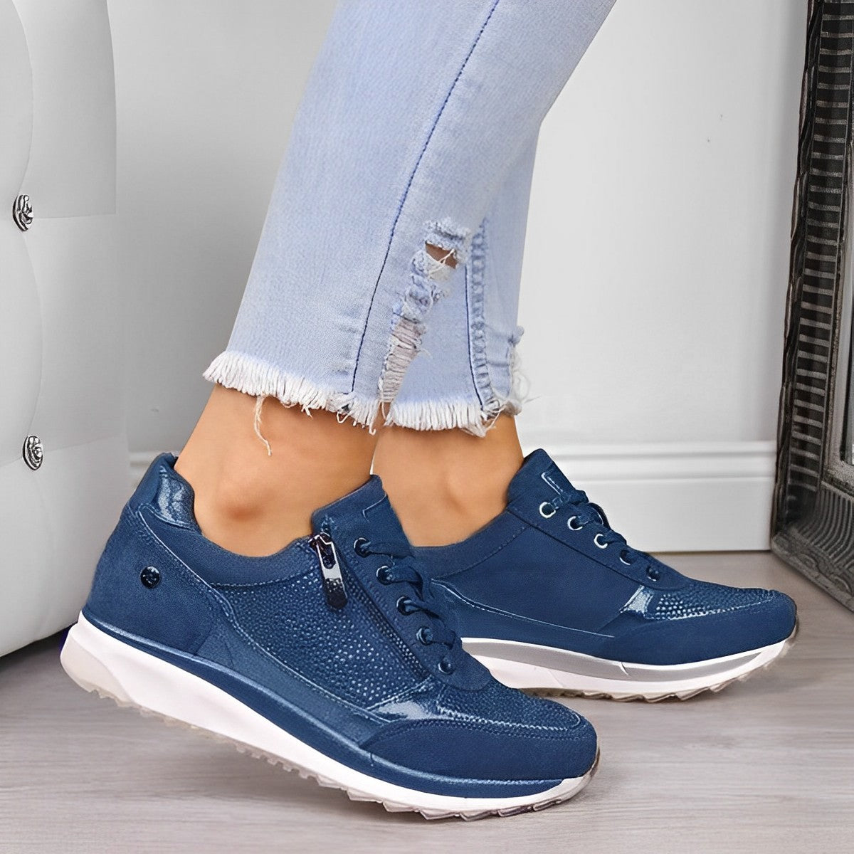 Pro Shoes - Baskets à fermeture éclair