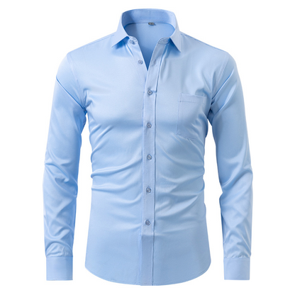 Lars – Chemise moulante à manches longues