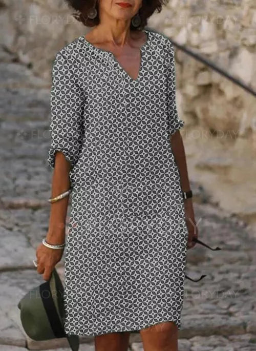 Brylee - Robe midi élégante pour femme