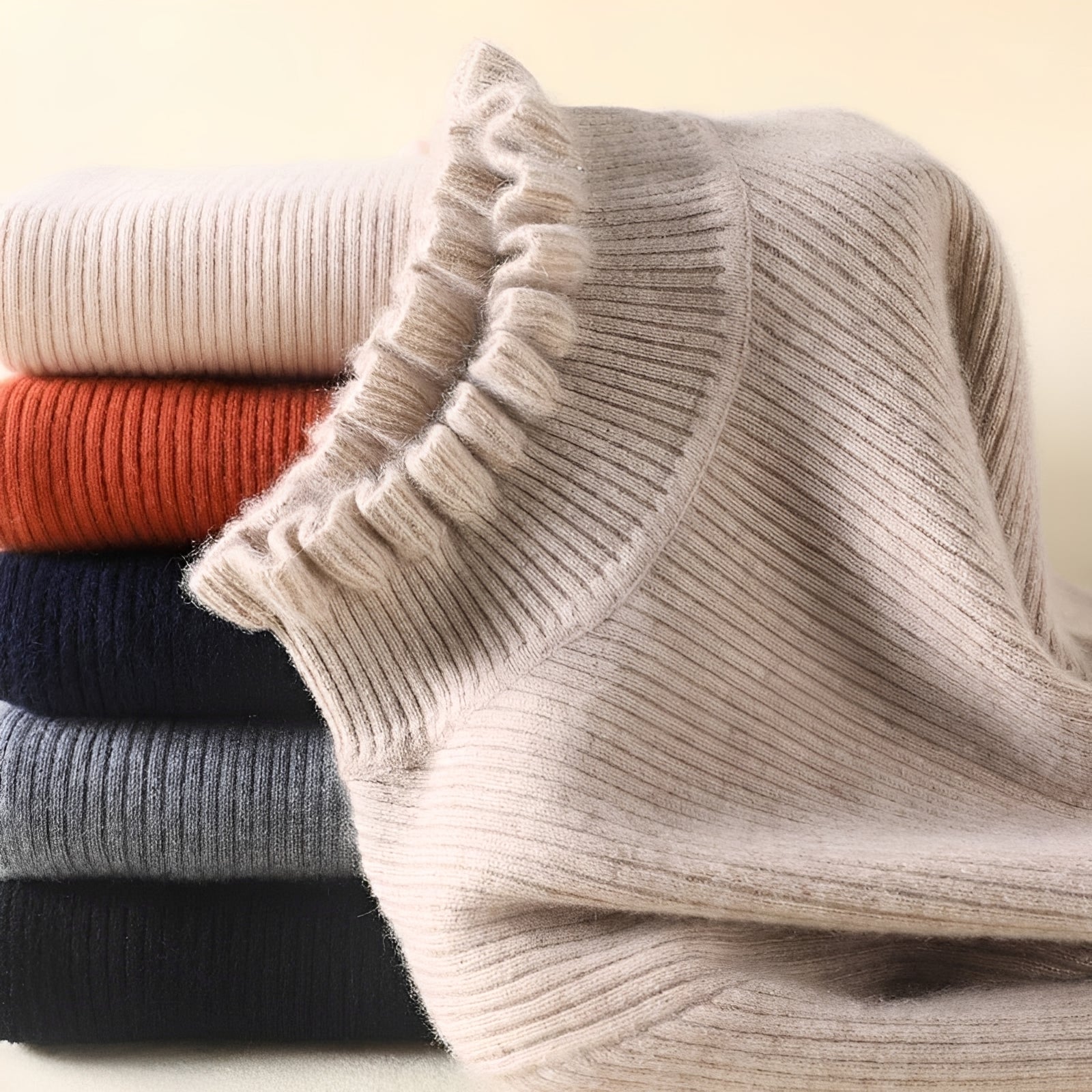 Alva - Pull à col roulé élégant pour femme