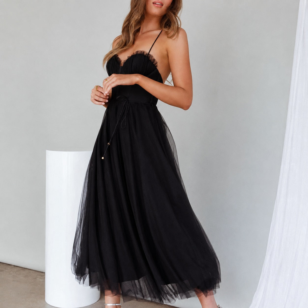 Jana - Robe midi pour les jours chauds