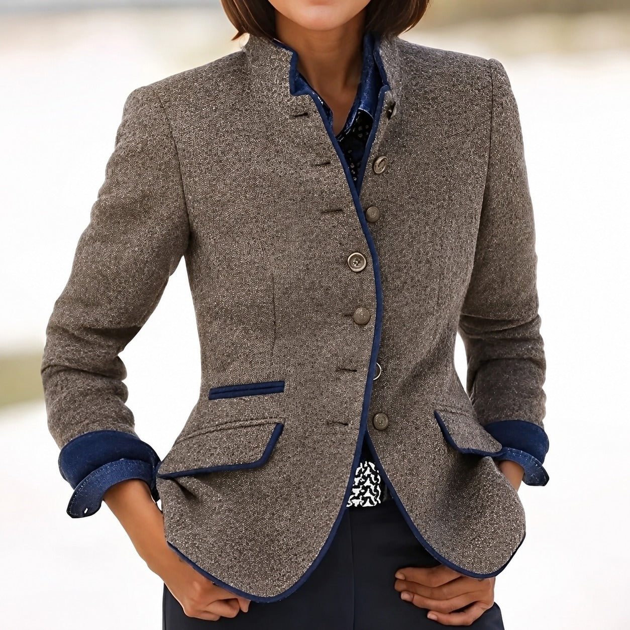 Kaelyn - Veste élégante pour femme avec poches