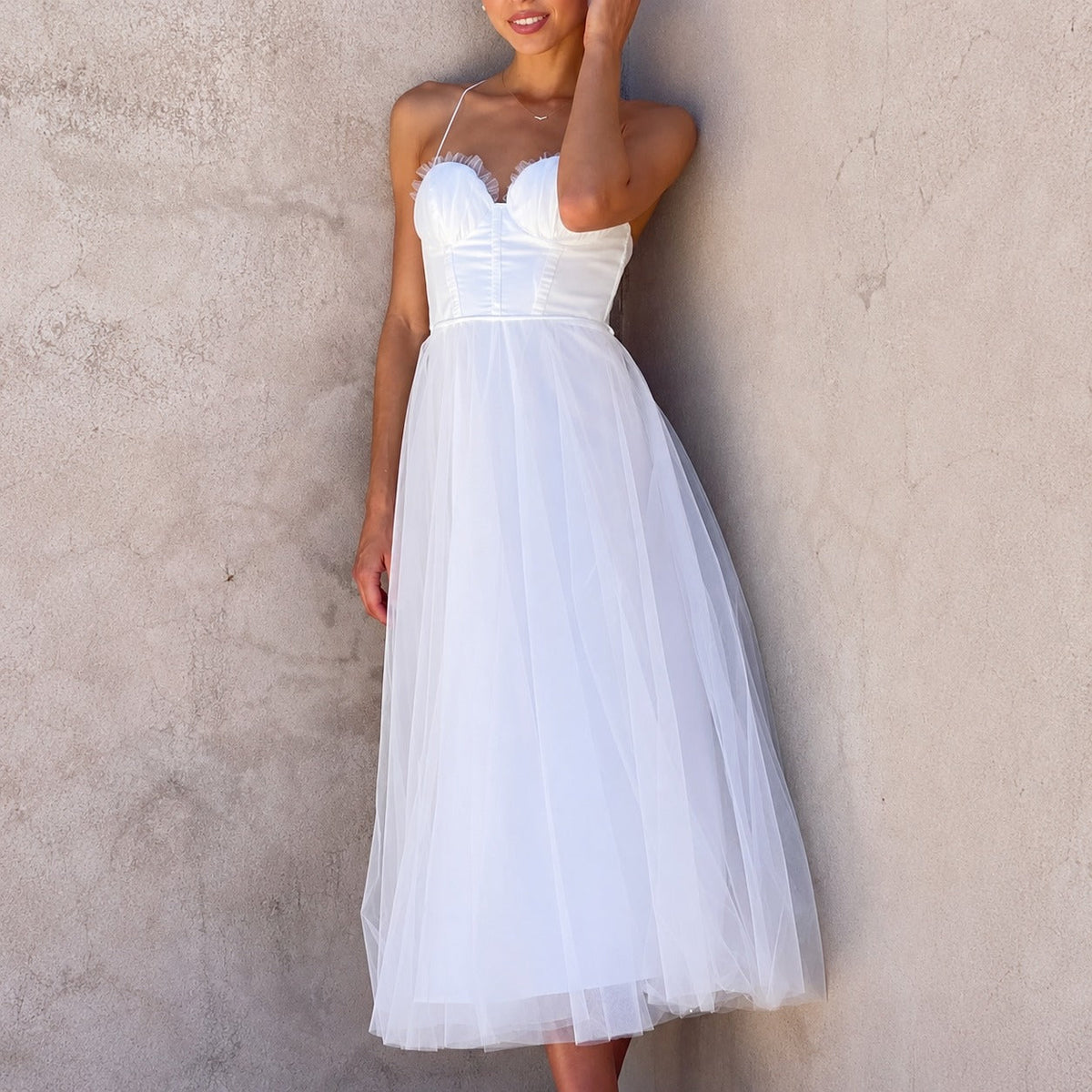 Jana - Robe midi pour les jours chauds