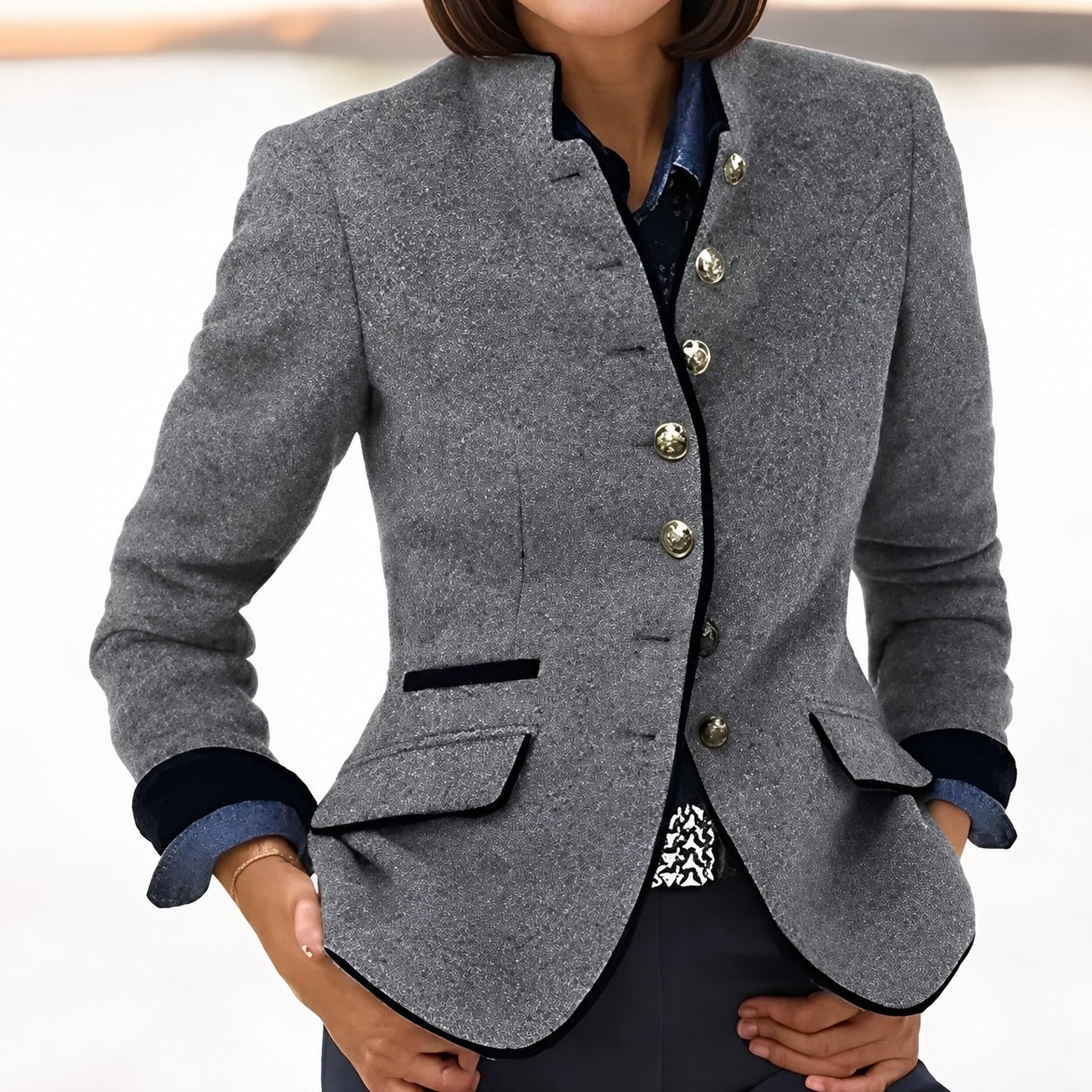 Kaelyn - Veste élégante pour femme avec poches