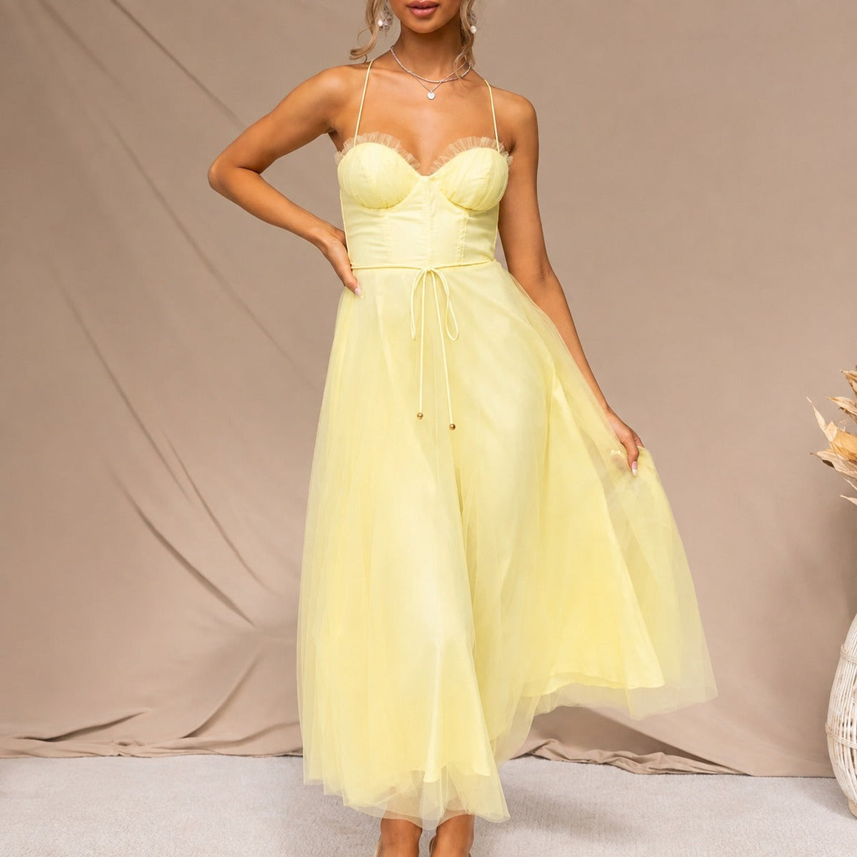 Jana - Robe midi pour les jours chauds
