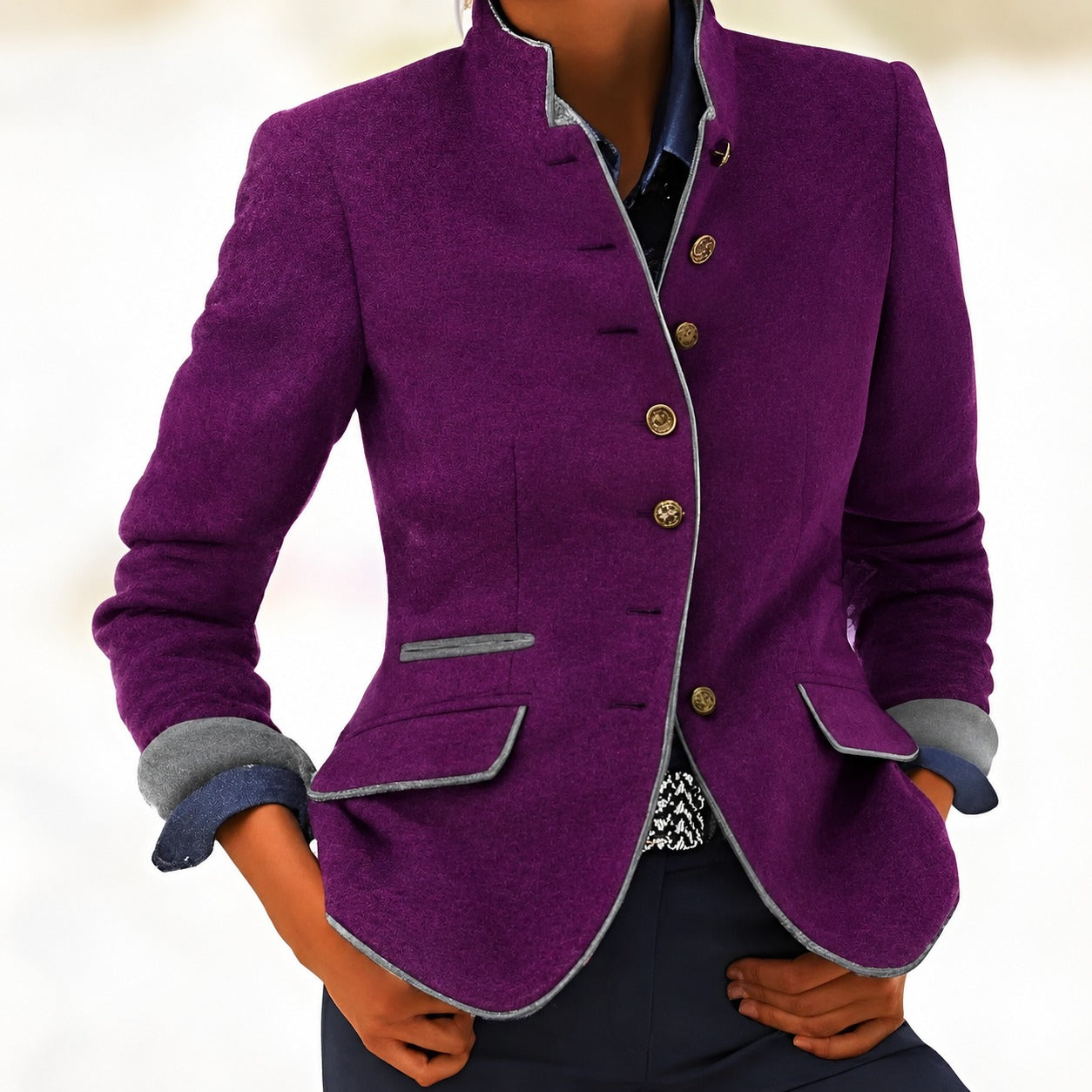 Kaelyn - Veste élégante pour femme avec poches