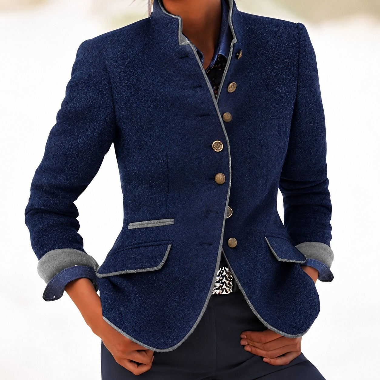 Kaelyn - Veste élégante pour femme avec poches