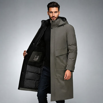 Viktor - Manteau long et chaud pour l'hiver