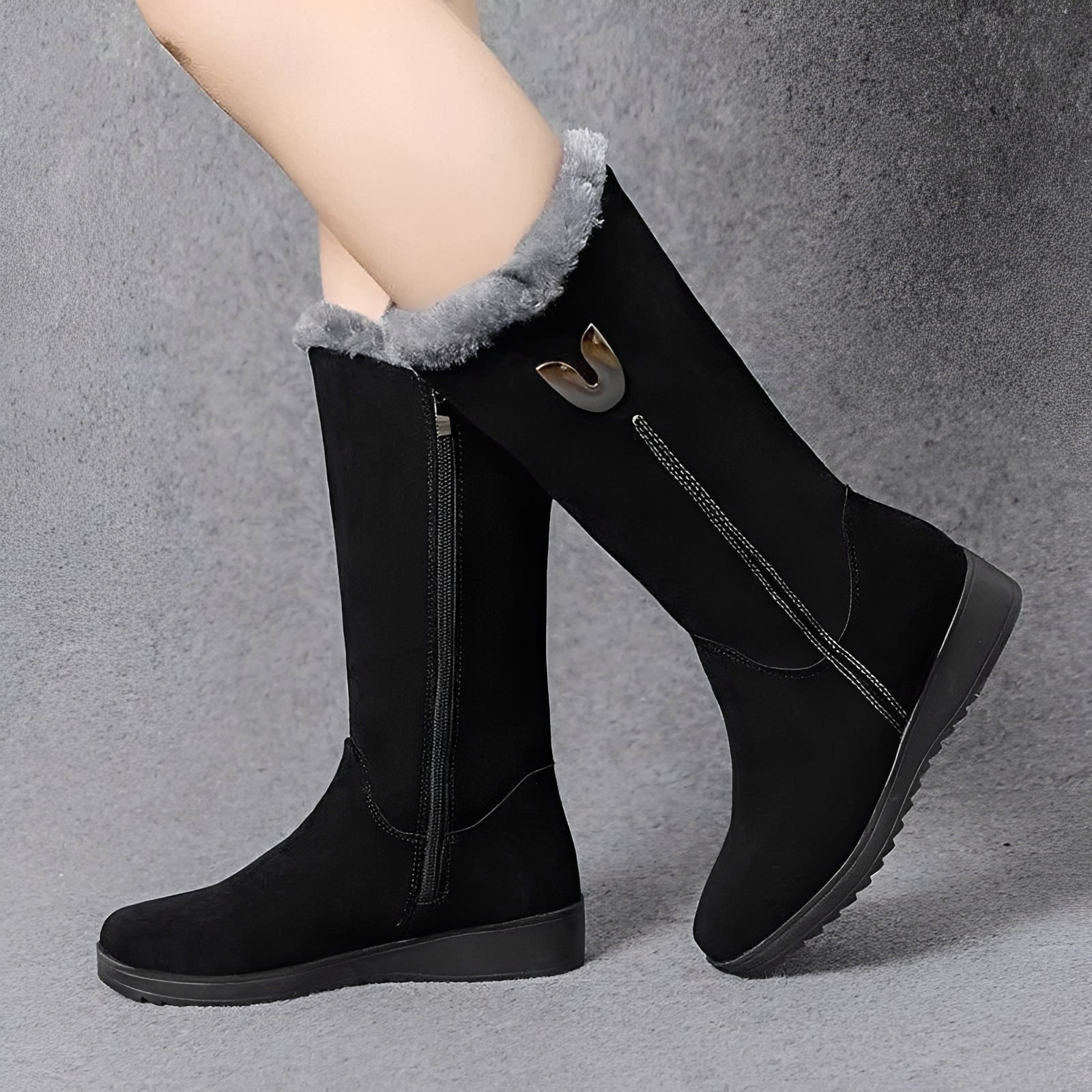 Carla - Des bottes d'hiver douillettes et chaudes