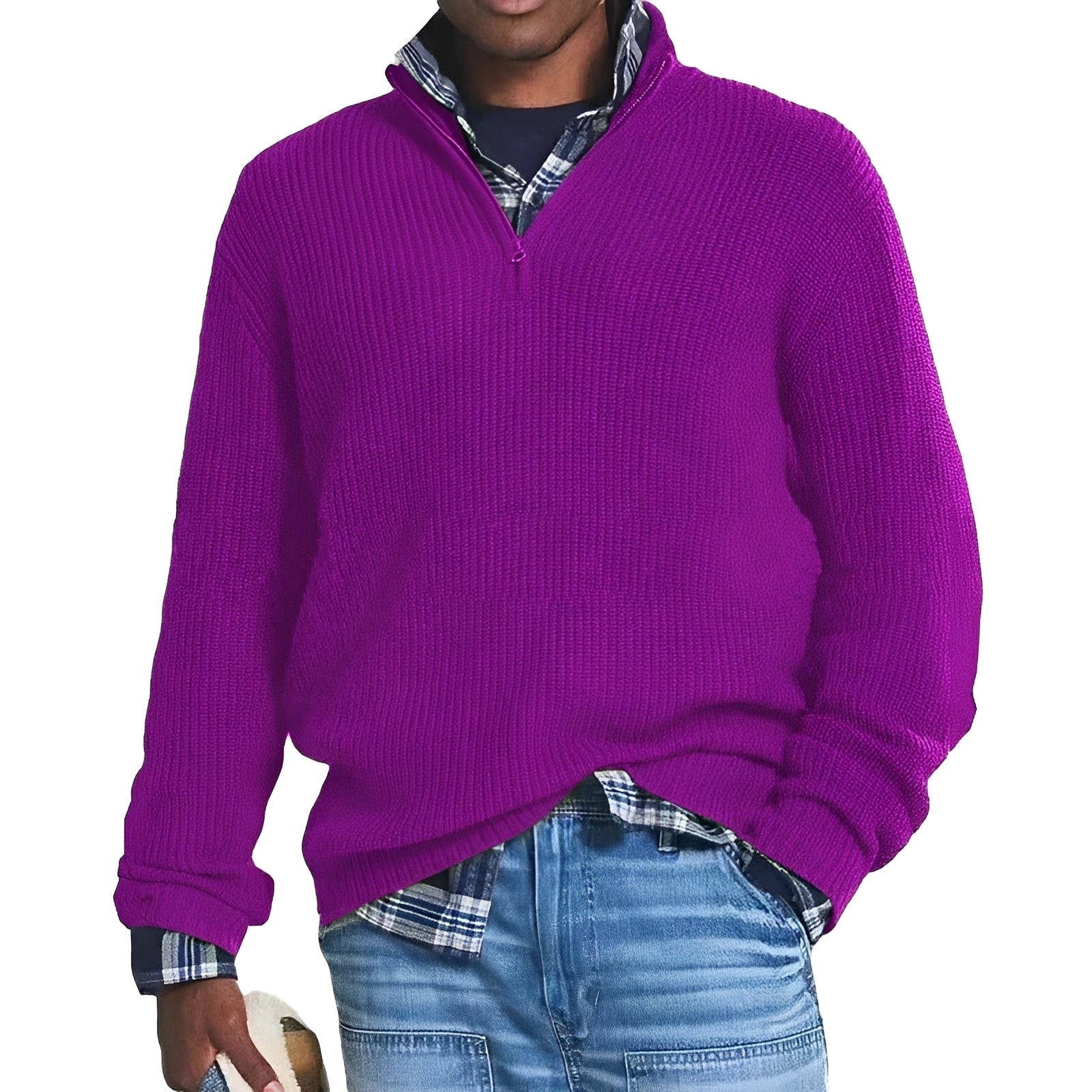 Charlton - Pull chaud à fermeture éclair pour homme
