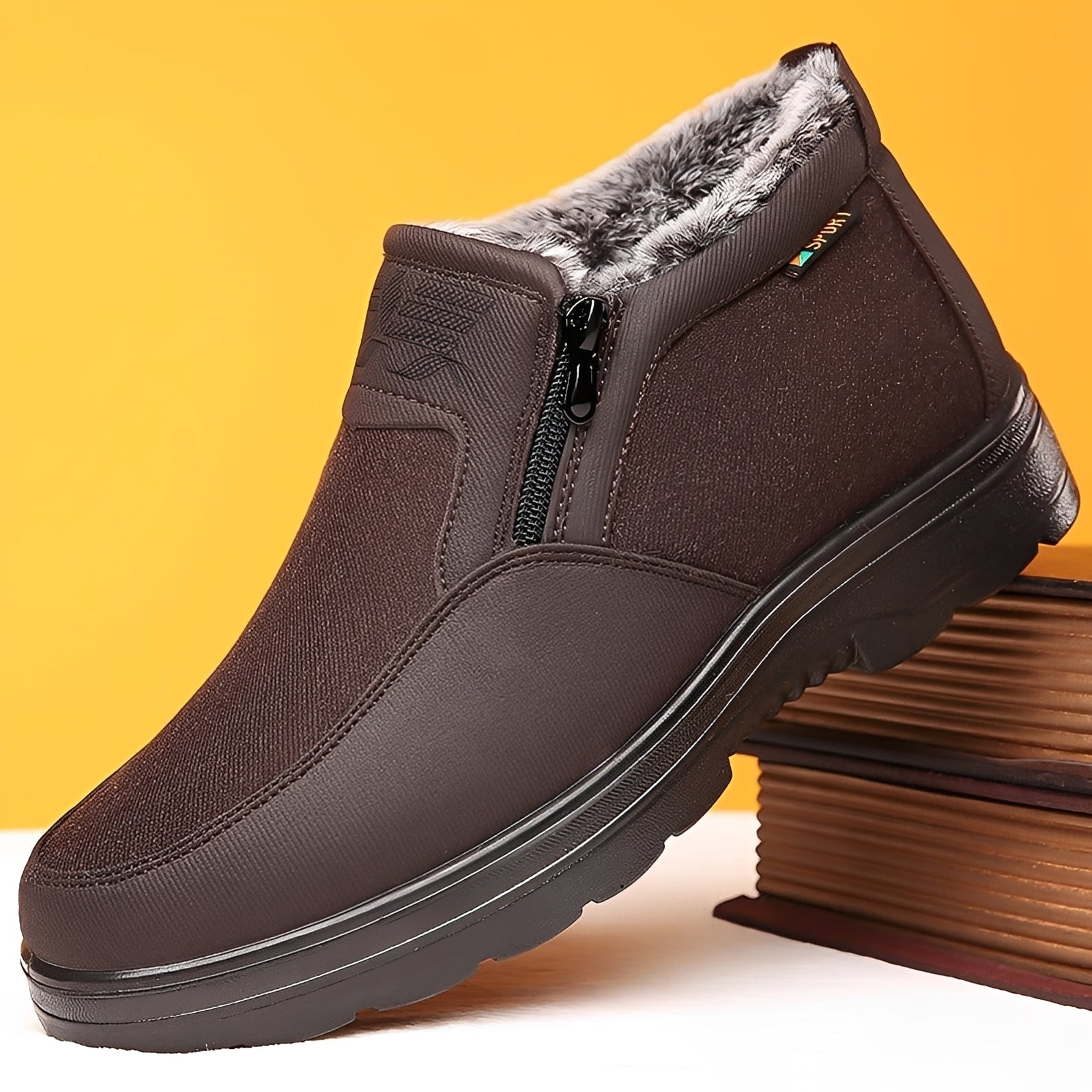 Earl - Chaussures d'hiver chaudes pour hommes