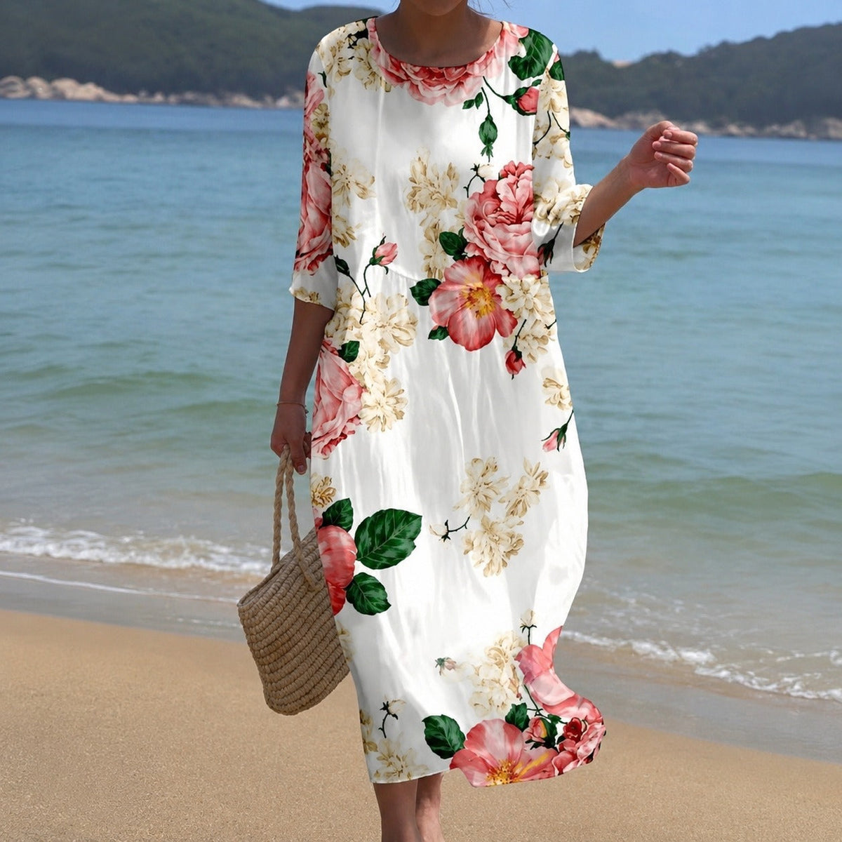 Alina - Robe midi fluide